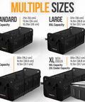 Trunk Organizer With Cooler For SUV And Car, Collapsible Multi Compartment Storage Box With Non Slip Bottom And Straps, multiple sizes