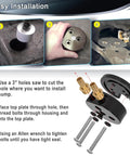 Diesel Fuel Tank Sump Kit With Dual Port Integrated Return For Airdog FASS Cummins Duramax Powerstroke Engines installation guide