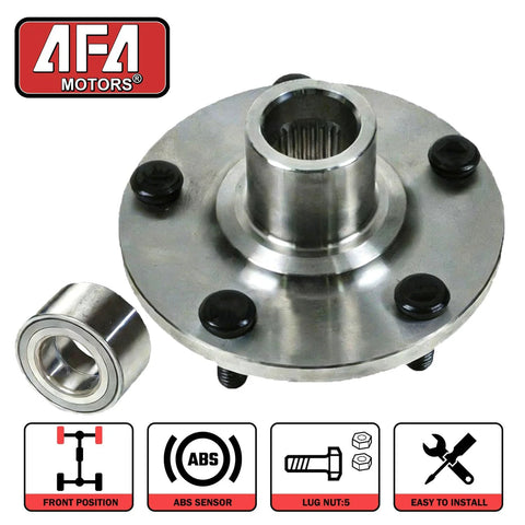 Front Wheel Bearing Hub Assembly 5 Lug Fit For Lexus ES330 ES350 Toyota Avalon Camry Venza Sienna Solara Highlander 510063 Replacement Drop In Ready To Install