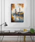 Battersea Power Station Watercolor Print London Wall Art Landscape Canvas Poster For Home Office Dorm Decor 12x18 Inch Unframed Or Framed Options High Resolution Artwork Gift