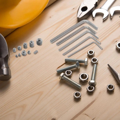 Stainless Steel Screw Set With Wide Size Range And Self Tapping Design, 400 Piece Metric Assortment Kit for DIY projects on wooden surface