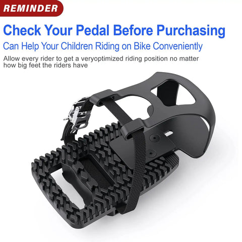 Peloton Toe Cages And Pedal Adapters For Regular Shoes Convert Look Delta Pedals To Toe Clip Straps shown with durable build
