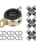 Toyota Tacoma Drive Shaft Center Support Bearing And U-Joints Set Fits 2005 To 2015 2WD 4WD Replaces 37230-0K040 5-213X kit