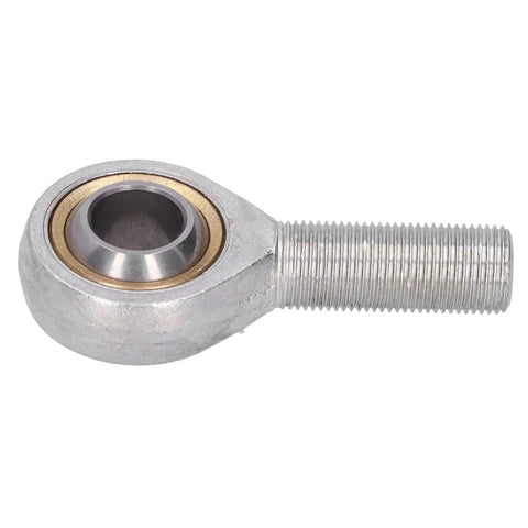 Left Hand Thread Ball Joint Bearing Self Lubricating Rod End For Heavy Duty Industrial Use, Axial Limit Capable, Handles Slow Swing And Rotary Motion, Rugged High Load Performance, Model SAL16T-K, 16 mm bore, M16 x 1.5