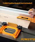 Dual Grip L Shaped Push Sticks To Keep Your Digits Safe During Hard Woodworking Jobs Smooth Guide Tool For Table Saw Router And Band Saw Cutting Keeps Hands Protected While You Kick Up Sawdust In The Shop used with wood on a table saw.