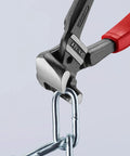 High Leverage Bolt End Cutting Nippers With Multi Component Design cutting metal chain link