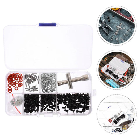 Heavy Duty RC Car Screw Kit With 240 Pieces Including Hex Screws And Bolts Durable Iron And Plastic Tools DIY Ready For Automotive