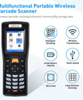 No Frills Wireless Barcode Scanner For Inventory Management, 3 In 1 Portable Data Collector Supports 1D 2D PDF417 Codes