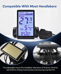 Ebike Display M5 With UART No 2 Protocol For 24V To 60V Systems Aluminum Alloy Frame Cycling Computer showing speed and data