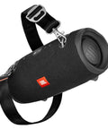 Xtreme 2 Waterproof Portable Bluetooth Speaker Built Like A Beast With 40W 4 Way Sound And A 10000mAh Battery Delivers Up To 15 Hours Of Playtime IPX7 Rugged Outdoor Ready, shown with black strap