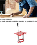 65 Millimeter Aluminum Router Table Lifting System With Anodized Milling Table Lift And Ring Clamping For Engraving Machines And Woodworking Projects In Home Shops And Pro Grade Woodworking Setups, red CNC lift