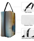 Aircraft at Sunsets Print Dopp Kit Travel Cosmetic Bag for Makeup and Toiletries with side handles and zipper
