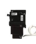 30 Amp 2 Pole GFCI Circuit Breaker With Self Test And Lockout, 120/240V, UL 943, black, side view