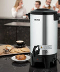Big Batch Commercial Coffee Urn With Dripless Faucet 40 Cup 203 Oz Hot Beverage Dispenser 1090W Quick Brew Coffee Maker Automatic Temperature Control Perfect For Catering Parties Churches And Restaurants
