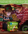 Awesome Dinosaur Light Up Terrarium Kit For Kids With Led Night Light And Remote DIY arts and crafts gift box shown with two children