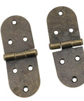 180 Degree Folding Flush Hinge Heavy Duty Iron With Vintage Bronze Finish For Furniture And Sewing Machine Tables Flip Top Hinge