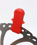 Red Disc Brake Caliper Spacer For Mountain Bikes Dope Bleed Block For 2 Piston MTB Brakes Compatible With Shimano SRAM
