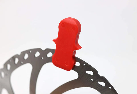 Red Disc Brake Caliper Spacer For Mountain Bikes Dope Bleed Block For 2 Piston MTB Brakes Compatible With Shimano SRAM