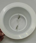 Five Pack White Trim Ring For Six Inch Recessed Lights No Fuss Easy Install Oversized Hole Cover Covers Gaps From Mis Cuts And Torn Drywall