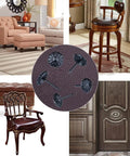 Big Time Badass Antique Daisy Upholstery Tacks For Furniture And Sofas Totally Sweet Black Decorative Nails 7 16 Inch on various furniture.