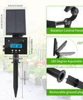Solar Drip Irrigation System For Outdoor Gardens And Balconies With MPPT Tech 2200mAh Battery Rain Sensor features.