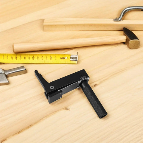 Black Portable Workbench Clamp On Table Vise with Quick Clamping for Woodworking Projects, Aluminum Alloy Tool