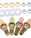 Auto Door Hinge Repair Kit Set With Pins And Bushings For Quick Fix Easy Install For Two Car Doors Durable Metal Hinge Pins