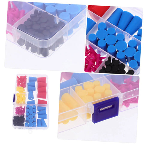 Premium Tapered Silicone Stoppers Kit With Easy Grip Rubber Plugs For Sealing Test Tubes Flasks And Bottles Perfect Heavy Duty Coating Paint Projects And Lab Experiments You Can Trust These High Temp Plugs To Save Time And Keep Your Gear Safe., assorted silicone tapered stoppers in a clear organizer box, 8 sizes
