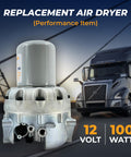 Air Dryer System Saver 1200 Plus Replacement For Meritor S4324711010 And WABCO 4324711010 with truck in background
