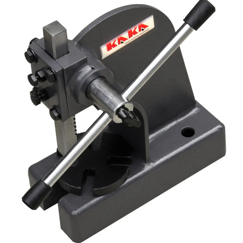Arbor Press 0.5 Ton Manual Hand Tool, Adjustable Height Up To 3.5 Inches, Welded Steel Plate Body, Portable Heavy Duty Riveting, Punching And Bearing Install Tool AP Half Inch For DIY, Shop