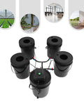 Hydroponic Growing System Kit Dope with 5.28 gallon deep water culture pump, air stone and recirculating drip garden setup