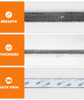 Stanbroil stove gasket tape, fiberglass, 5/8 in W x 1/8 in T, 72 in long; self-adhesive with 3M backing.