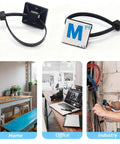 50 Piece Adhesive Zip Tie Mount Kit For No Fuss Wire Management With Six Inch Ties in home and office settings