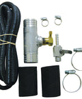 Diesel Fuel Tank Install Kit With Mounting Hardware For Diesel Engine Tanks Durable Easy Install For Off Road And Work Trucks Supports Auxiliary Fueling With Electric Pump showcasing hose and clamps.