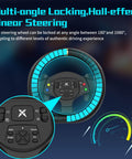 1080 Degree Magnetic Induction Racing Wheel with adjustable steering, multi-angle locking, and linear pedals for PC Windows 7/10/11