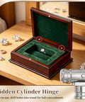 Dope 20 Pack Brass Barrel Hinges for Jewelry Boxes highlighting concealed hidden cylinders with silver finish