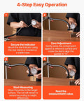 4-step guide using Dial Test Indicator With 360 Degree Flexible Arm And Locking Pliers, 0.001 Inch Accuracy, 0 To 1 Inch Travel
