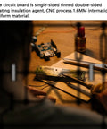 Person working on 20 Pcs 2x8cm FR4 Glass Fiber Proto Boards One Sided Universal Printed Circuit Boards For DIY Soldering