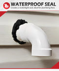 Black Moldable Silicone Putty Pre Cut Strips Non Hardening Gap Sealant For Ductwork And Windows sealing a plumbing fitting.