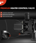 Dead On Heavy Duty Heater Control Valve For Fiat 500E 2014-2019 showing coolant supply ports and durable construction.