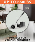 Lengthening Furniture Lifter Tool With Height Adjustable Base For Easy Moving Of Heavy Furniture Up To 660 Lbs Sliders And Wheels Lift Aid