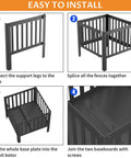 Assembly steps for Square 16x16 Inch Fire Pit For Backyard Parties And Camping, Durable 1.2mm Metal Outdoor Bonfire Pit