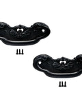 Vintage Bail Drawer Pull Handle For Furniture Zinc Die Cast Black Finish 3 Inch Length Two Pack with Mounting Screws Included