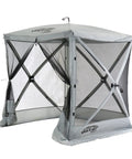 Pop Up Screen Tent For Outdoors, Instant Setup In 60 Seconds, 6 By 6 Foot Gray Bug Free Canopy Shelter For Camping