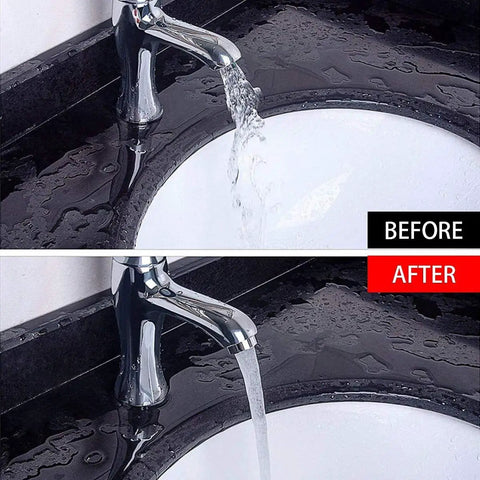 Easy Install Jet Regulating Aerator Replacement Filter With Gasket For Kitchen And Bathroom Faucets demonstration, before and after flow