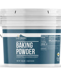 Double Acting Baking Powder In A Resealable Bucket For Cookies Cakes Muffins Biscuits And Pancakes One Gallon size