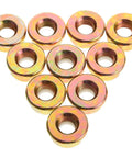 Get These Toddmomy Lawn Mower Spindle Shaft Lock Nuts! 10pcs Heavy Duty Metal with reverse thread design for mowers.