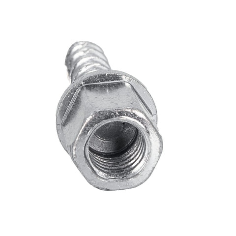 Front view of 3/8 In Threaded Rod Anchor For Concrete Vertical Installations, 1/4 In By 1-1/2 In, showing nut and threaded end.