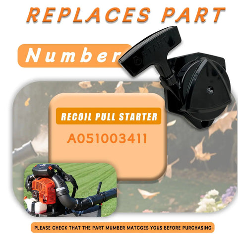 Pull Recoil Starter Assembly For Pb 8010 Echo Pb 9010H 9010T Backpack Blowers And Shindaiwa EB910 EB910RT Replacement Part