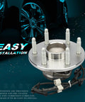 2WD Front Wheel Bearing And Hub Assembly 6 Lug ABS OE 515054 Fits Chevy Silverado 1500 99-06 GMC Sierra 1500 03-13